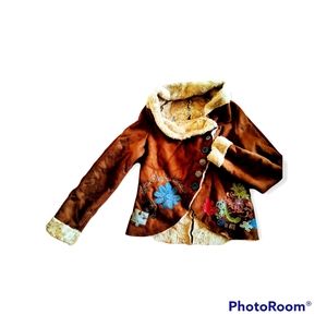 💋 Desigual Faux Suede Jacket